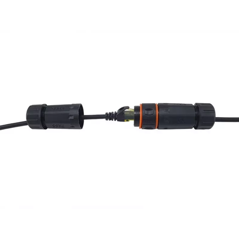 Išorinis komutacinis kabelis EQUIP Cat.6A S/FTP, 20 m, RJ-45 į RJ-45, juodas