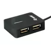 Equip 128952 sąsajos šakotuvas USB 2.0 480 Mbit/s Juodas