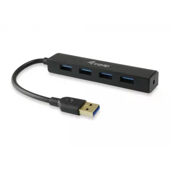 Equip 128953 sąsajos šakotuvas USB 3.2 Gen 1 (3.1 Gen 1) Type-A 5000 Mbit/s juodas