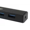 Equip 128953 sąsajos šakotuvas USB 3.2 Gen 1 (3.1 Gen 1) Type-A 5000 Mbit/s juodas