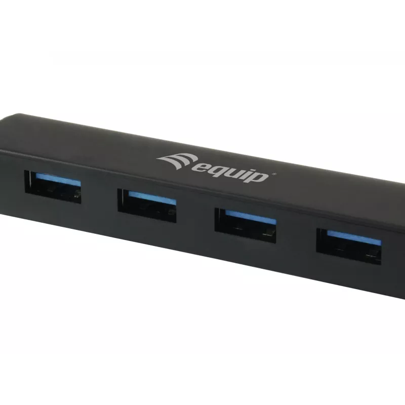 Equip 128953 sąsajos šakotuvas USB 3.2 Gen 1 (3.1 Gen 1) Type-A 5000 Mbit/s juodas