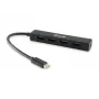 Equip 128954 sąsajos šakotuvas USB 3.2 Gen 1 (3.1 Gen 1) Type-C 5000 Mbit/s juodas