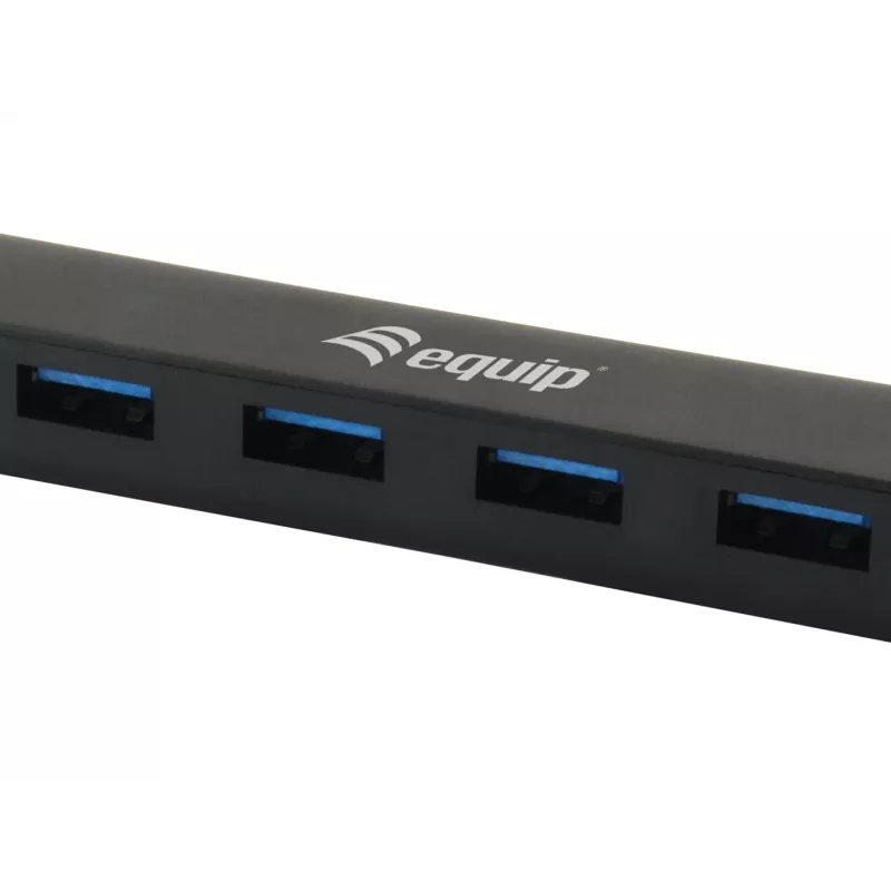 Equip 128954 sąsajos šakotuvas USB 3.2 Gen 1 (3.1 Gen 1) Type-C 5000 Mbit/s juodas
