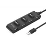 Equip 7 prievadų USB 2.0 šakotuvas, USB 2.0, USB 2.0, 480 Mbit/s, juoda, Kinija, CE, RoHS