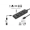 Equip 7 prievadų USB 2.0 šakotuvas, USB 2.0, USB 2.0, 480 Mbit/s, juoda, Kinija, CE, RoHS