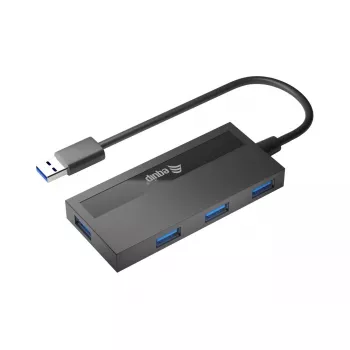 USB Hub Equip 4 prievadų USB 3.0 su USB-C adapteriu