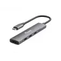Equip USB-C 4 prievadų USB 3.2 Gen 1 šakotuvas