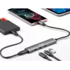 Equip USB-C 4 prievadų USB 3.2 Gen 1 šakotuvas