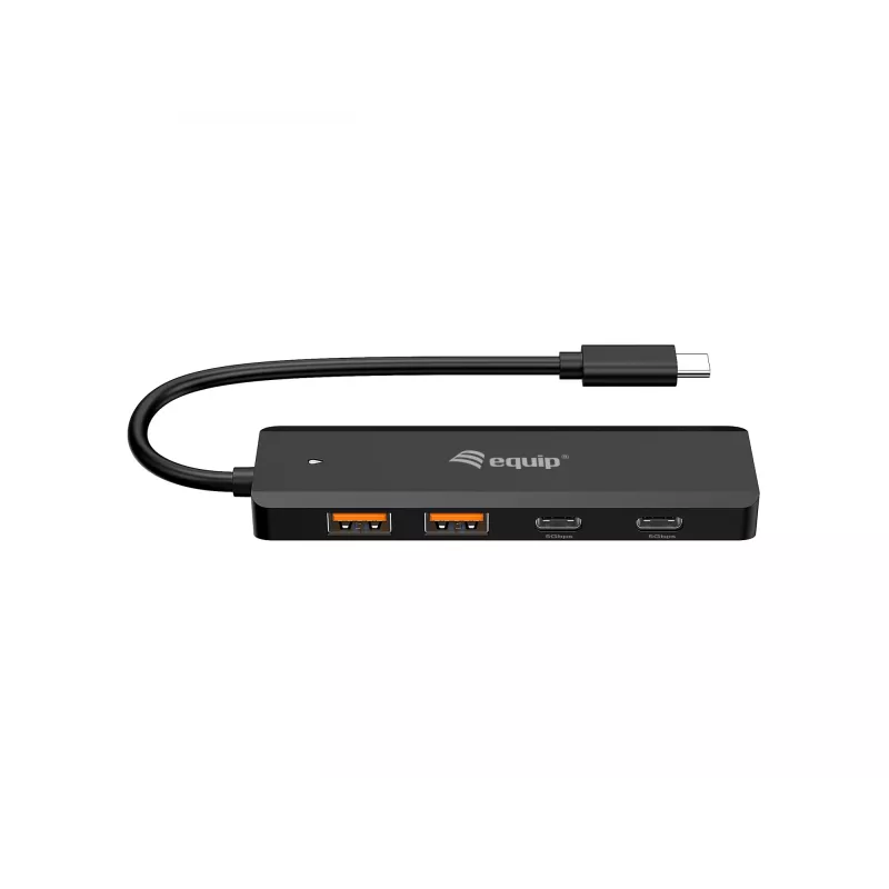 Equip USB-C 4 prievadų USB 3.2 Gen 2 (10 Gbps) šakotuvas, USB-C x 2, USB-A x 2