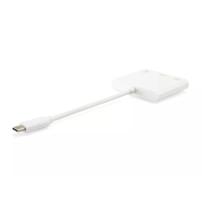 USB Type C prie HDMI moteriškos / USB A moteriškos / PD adapteris Equip 133461