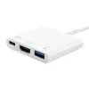 USB Type C prie HDMI moteriškos / USB A moteriškos / PD adapteris Equip 133461