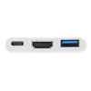 USB Type C prie HDMI moteriškos / USB A moteriškos / PD adapteris Equip 133461