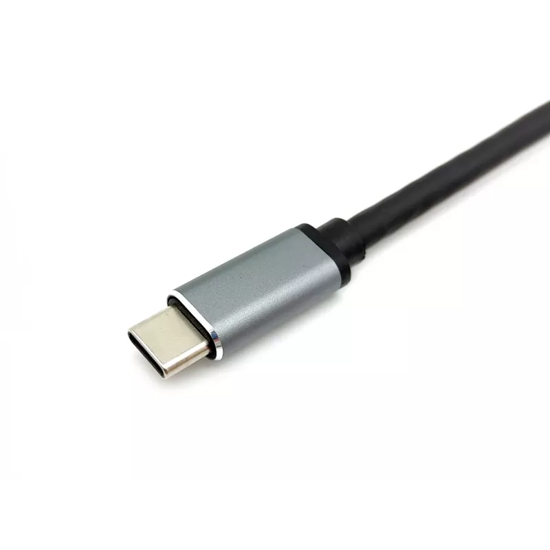 Equip USB-C 4 in 1 Dual HDMI Adapter, USB 3.2 Gen 1 (3.1 Gen 1) Type-C, sidabrinis, 4K Ultra HD, 30 Hz, HDMI, aliuminis