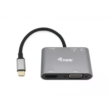 Equip USB-C 5 viename daugiafunkcis adapteris