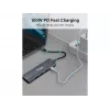 Equip USB-C 5-in-1 DAUGIAFUNKCIS adapteris, HDMI, USB 3.2 GEN1, 100W USB PD