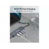 Equip USB-C 5-in-1 DAUGIAFUNKCIS adapteris, HDMI, USB 3.2 GEN1, 100W USB PD