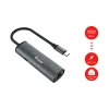 Equip USB-C į RJ45 Gigabit tinklo + PD adapteris USB Type-C 100W