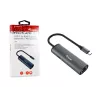 Equip USB-C į RJ45 Gigabit tinklo + PD adapteris USB Type-C 100W