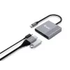 Equip 3-in-1 USB-C į HDMI / USB-A / USB PD adapteris, 3.2 Gen 1 (3.1 Gen 1), USB Type-C, HDMI išvestis, 3840 x 2160 pikselių