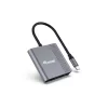 Equip 3-in-1 USB-C į HDMI / USB-A / USB PD adapteris, 3.2 Gen 1 (3.1 Gen 1), USB Type-C, HDMI išvestis, 3840 x 2160 pikselių
