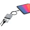 Equip 3-in-1 USB-C į HDMI / USB-A / USB PD adapteris, 3.2 Gen 1 (3.1 Gen 1), USB Type-C, HDMI išvestis, 3840 x 2160 pikselių