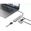 Equip USB-C 7-in-1 daugiafunkcis adapteris, HDMI 4K/60Hz, USB 3.2 Gen1 x 3, TF/MICRO SD, 100W USB PD