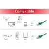 Equip Cat.6 U/UTP komutacinis kabelis, 0,25 m, žalias, 0,25 m, Cat6, U/UTP (UTP), RJ-45, RJ-45, žalias