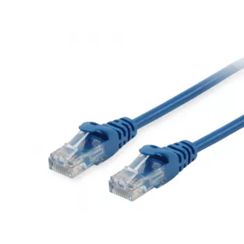 Pleistrinis kabelis Equip Cat.6 U/UTP RJ-45 0,5 m mėlynas