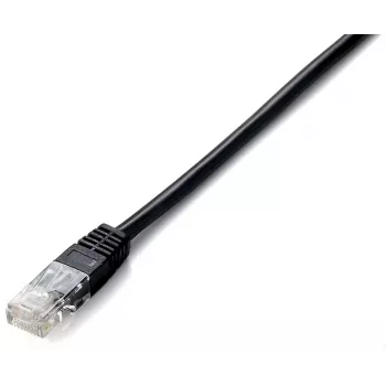 Equip Cat.5e U/UTP komutacinis kabelis, 7,5 m, juodas, 7,5 m, Cat5e, U/UTP (UTP), RJ-45, RJ-45, juodas