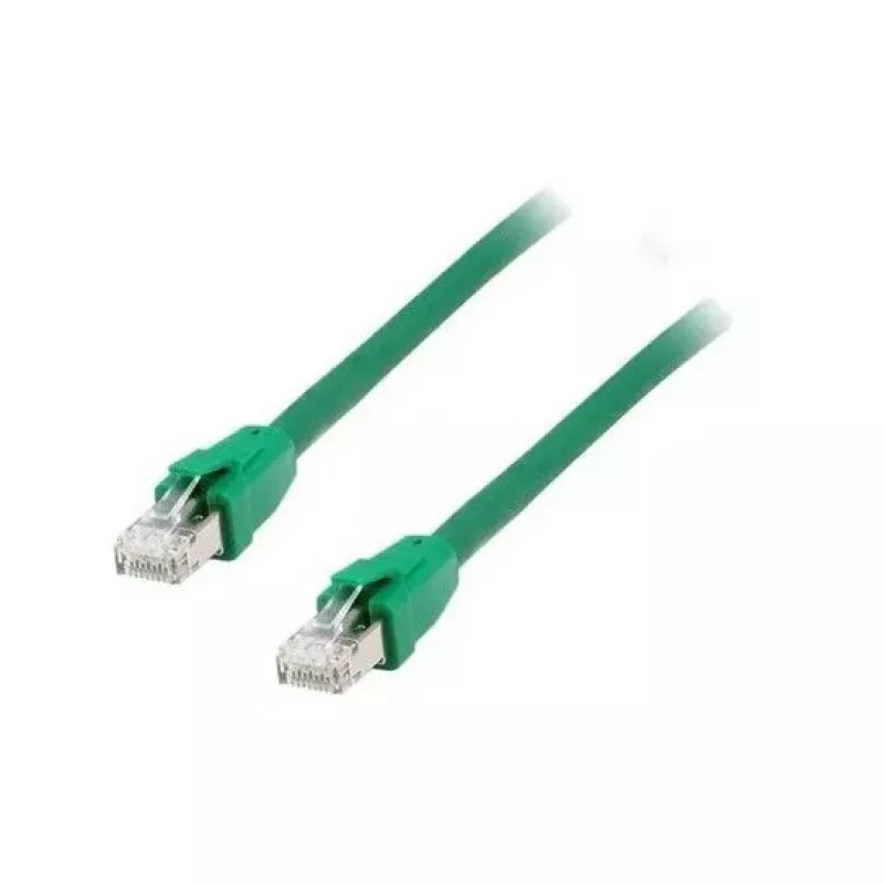 Equip Cat 8.1 S/FTP (PIMF) komutacinis kabelis, LSOH, 1,0 m, žalias