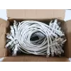 Equip Cat.6 S/FTP komutacinis kabelis, 0,5 m, baltas, 60 vnt. rinkinys, 0,5 m, Cat6, S/FTP (S-STP), RJ-45, RJ-45, balta