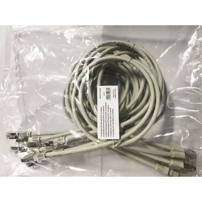 Equip Cat.6A Platinum S/FTP komutacinis kabelis, pilkas, 1,0 m, 10 vnt./rink.