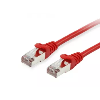 Equip Cat.6 S/FTP komutacinis kabelis, 1,5 m, raudonas, 1,5 m, Cat6, S/FTP (S-STP), RJ-45, RJ-45, raudona