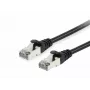 Tinklo laidas Equip Cat.6 S/FTP komutacinis kabelis RJ-45 25 m, juodas