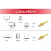 Equip Cat.6 U/UTP komutacinis kabelis, 0,15 m, geltonas, 0,15 m, Cat6, U/UTP (UTP), RJ-45, RJ-45, geltonas