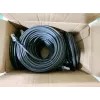 Equip Cat.6 S/FTP komutacinis kabelis, 10,0 m, juodas, 9 vnt./rinkinys, 10 m, Cat6, S/FTP (S-STP), RJ-45, RJ-45, juodas