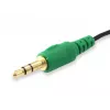 Equip garso skirstytuvas, juodas, 3,5 mm, 2 x 3,5 mm, lizdas, kištukas, PVC