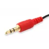 Equip garso skirstytuvas, juodas, 3,5 mm, 2 x 3,5 mm, lizdas, kištukas, PVC