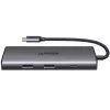 USB-C daugiafunkcis adapteris UGREEN 15531 HDMI USB 3.0 Ethernet