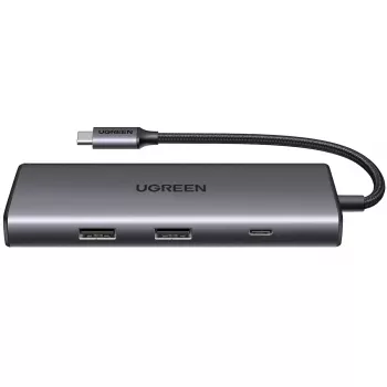 USB-C daugiafunkcis adapteris UGREEN 15531 HDMI USB 3.0 Ethernet