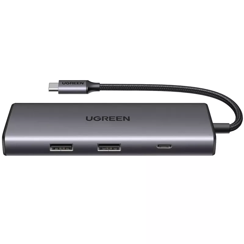USB-C daugiafunkcis adapteris UGREEN 15531 HDMI USB 3.0 Ethernet