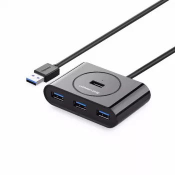 Ugreen Hub 20291 juoda 0,8 m, suderinama su Windows ir Mac