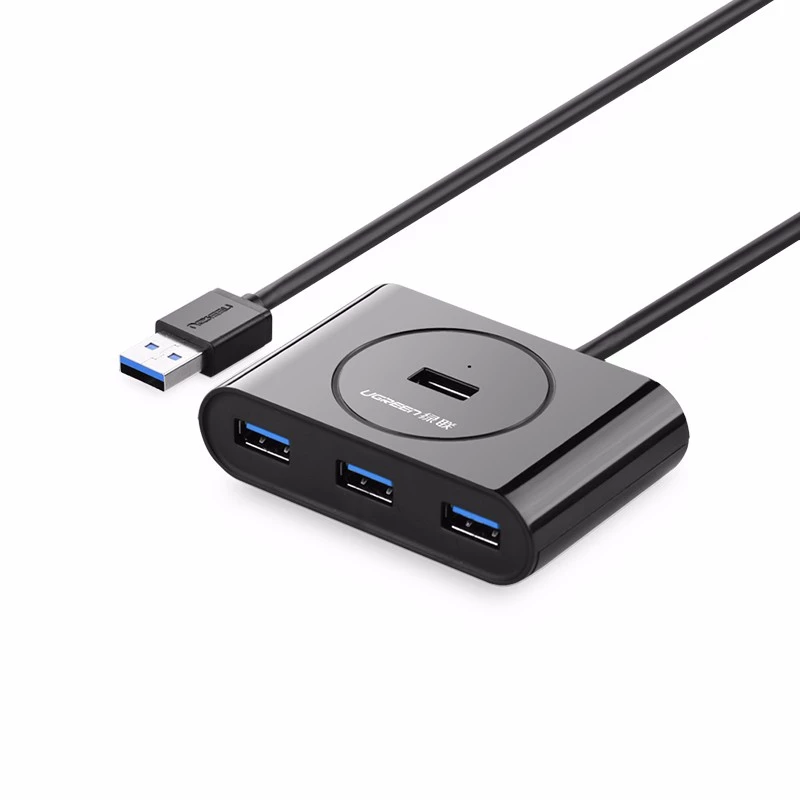 Ugreen Hub 20291 juoda 0,8 m, suderinama su Windows ir Mac
