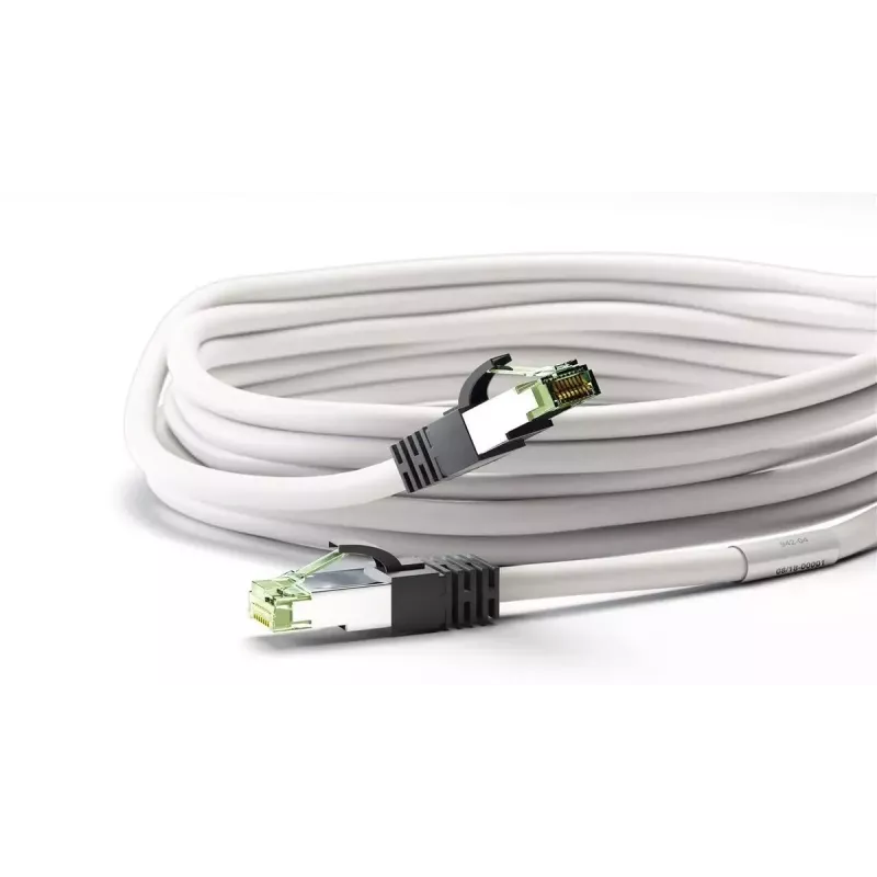 Tinklo kabelis Goobay CAT 8.1 Patch Cord RJ-45 Cat8.1 3m Baltas