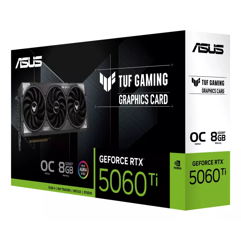 ASUS TUF Gaming TUF-RTX5060TI-O8G-GAMING NVIDIA GeForce RTX 5060 Ti 8 GB GDDR7