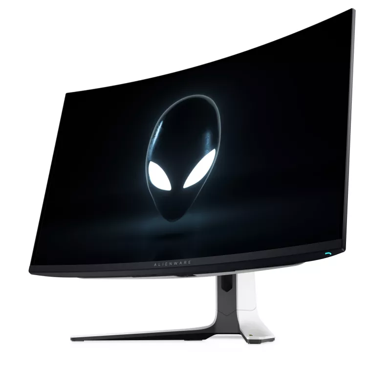 Alienware AW3225QF kompiuterio monitorius 81,3 cm (32 col.) 3840 x 2160 pikselių 4K Ultra HD QD-OLED juoda, balta
