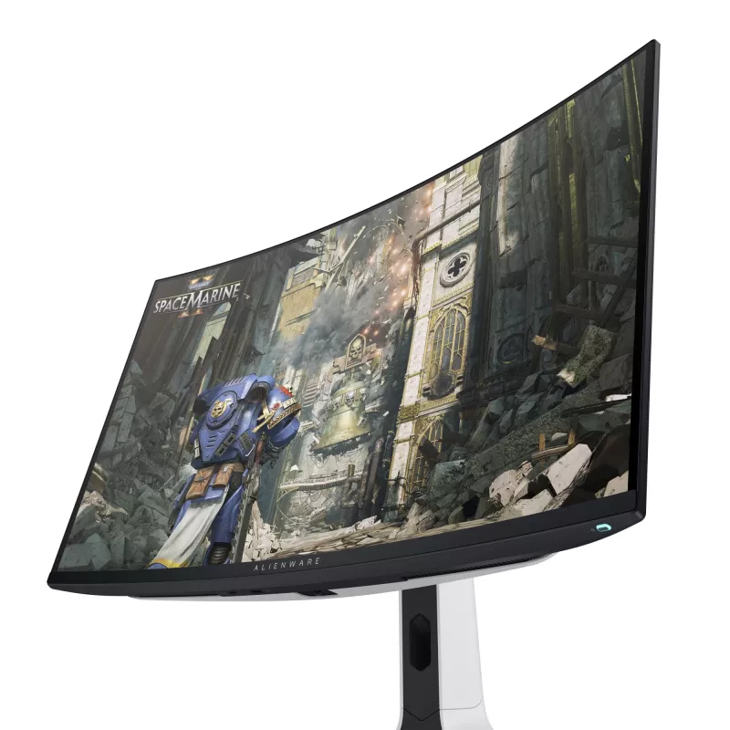 Alienware AW3225QF kompiuterio monitorius 81,3 cm (32 col.) 3840 x 2160 pikselių 4K Ultra HD QD-OLED juoda, balta