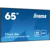 „iiyama LH6541UHS-B1AG“ reklaminis ekranas 163,8 cm (64,5 col.) LCD 500 cd/m² 4K Ultra HD juodas 24/7