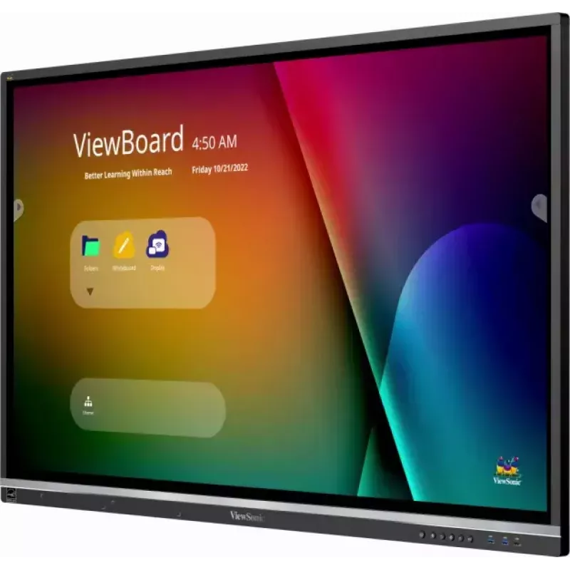 Viewsonic IFP5550-5 interaktyvi lenta 139,7 cm (55 colių) 3840 x 2160 pikselių jutiklinis ekranas Juoda HDMI