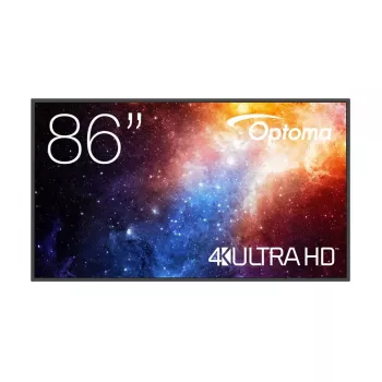 Skaitmeninio ženklinimo plokščiapanelis Optoma N3861K 86 colių LED 4K Ultra HD